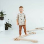 Poutre d'équilibre - 3 Segments - Corde Blanche - Grand Format