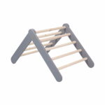 Triangle Pickler 2-en-1 - avec Toboggan et Mur d'Escalade - Gris – Image 9
