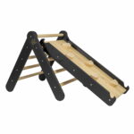 Triangle de Pickler 2en1 - avec toboggan mur d'escalade - Noir – Image 15