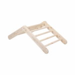Triangle Pickler Montessori 2-en-1 - avec Toboggan et Mur d'Escalade - Bois Naturel – Image 10