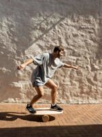 Planche d'équilibre Rectangulaire - avec rouleau