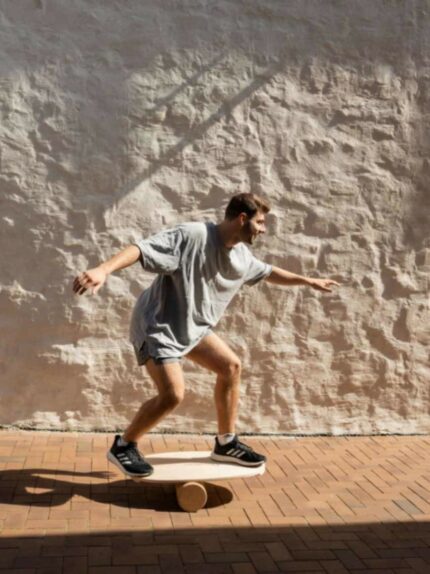 Planche d'équilibre Rectangulaire - avec rouleau