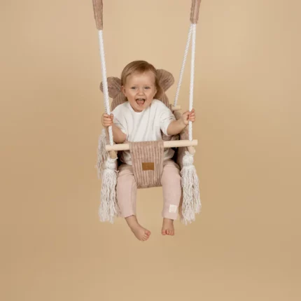 Balançoire Teddy - Rose Poudre