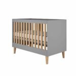 Lit bébé réglable Kubi- Gris- 120 x 60 cm – Image 5