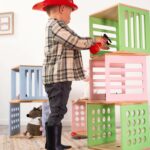 Cube de Rangement en Bois