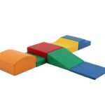 Parcours de Motricité en Mousse - 7 Blocs - Multicolore