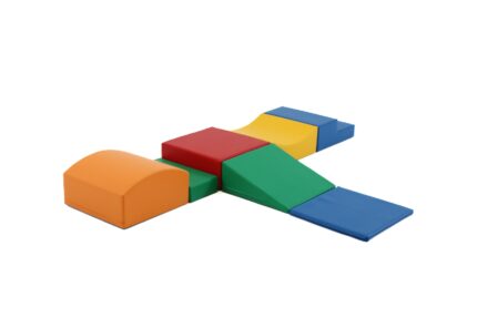 Parcours de Motricité en Mousse - 7 Blocs - Multicolore