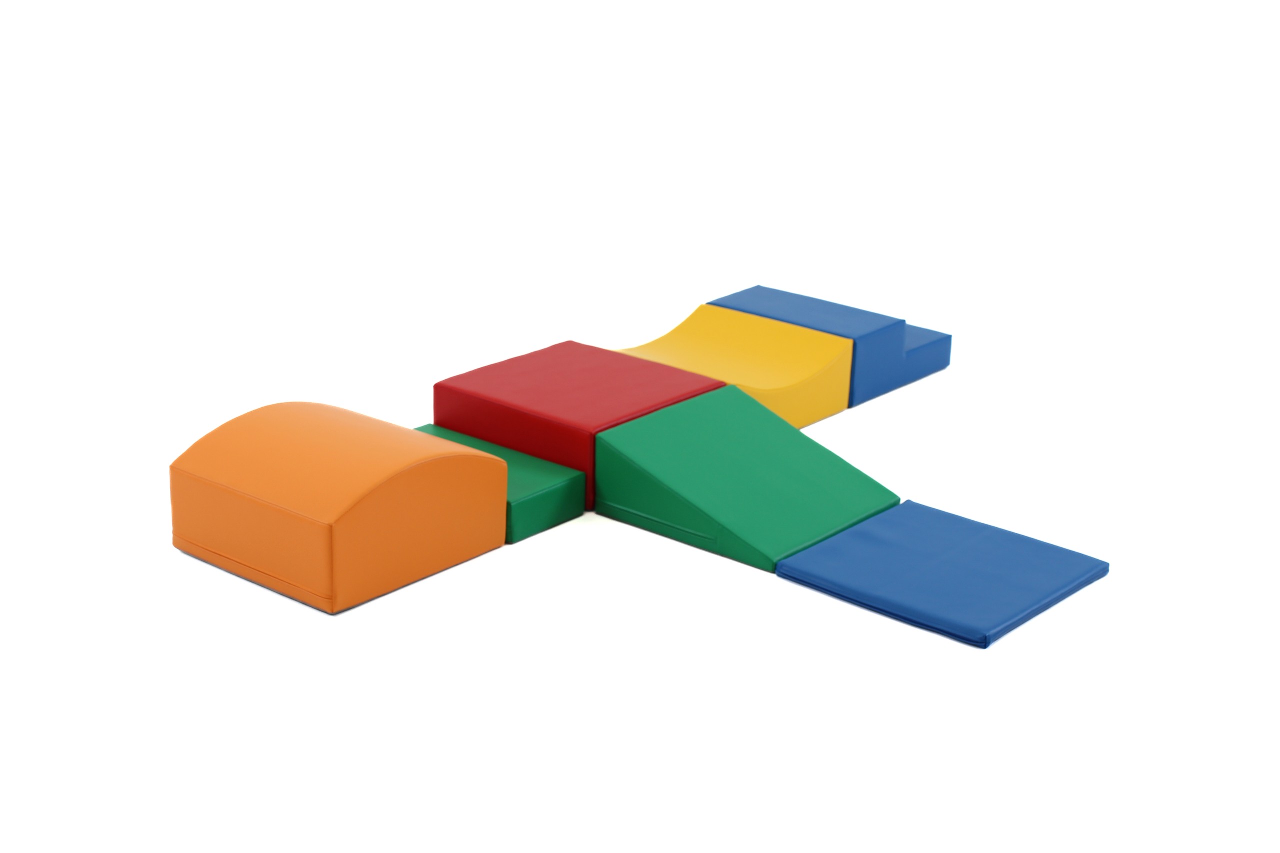 Parcours de Motricité en Mousse - 7 Blocs - Multicolore Parcours de Motricité en Mousse - 7 Blocs - Multicolore