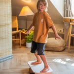 planche equilibre en bois natrurel