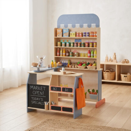 supermarche en bois premium