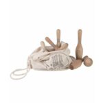 Jeu de Quilles en Bois Premium- Bois Naturel – Image 4