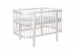 Lit Bébé Évolutif ELIN - avec matelas - Blanc – Image 2